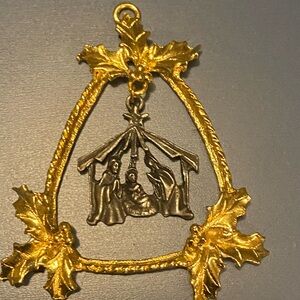 Camco Nativity Manger Christmas Ornament